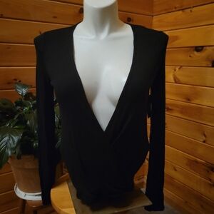 💰⏳️INC cross front blouse with ribbed texture size small NWT